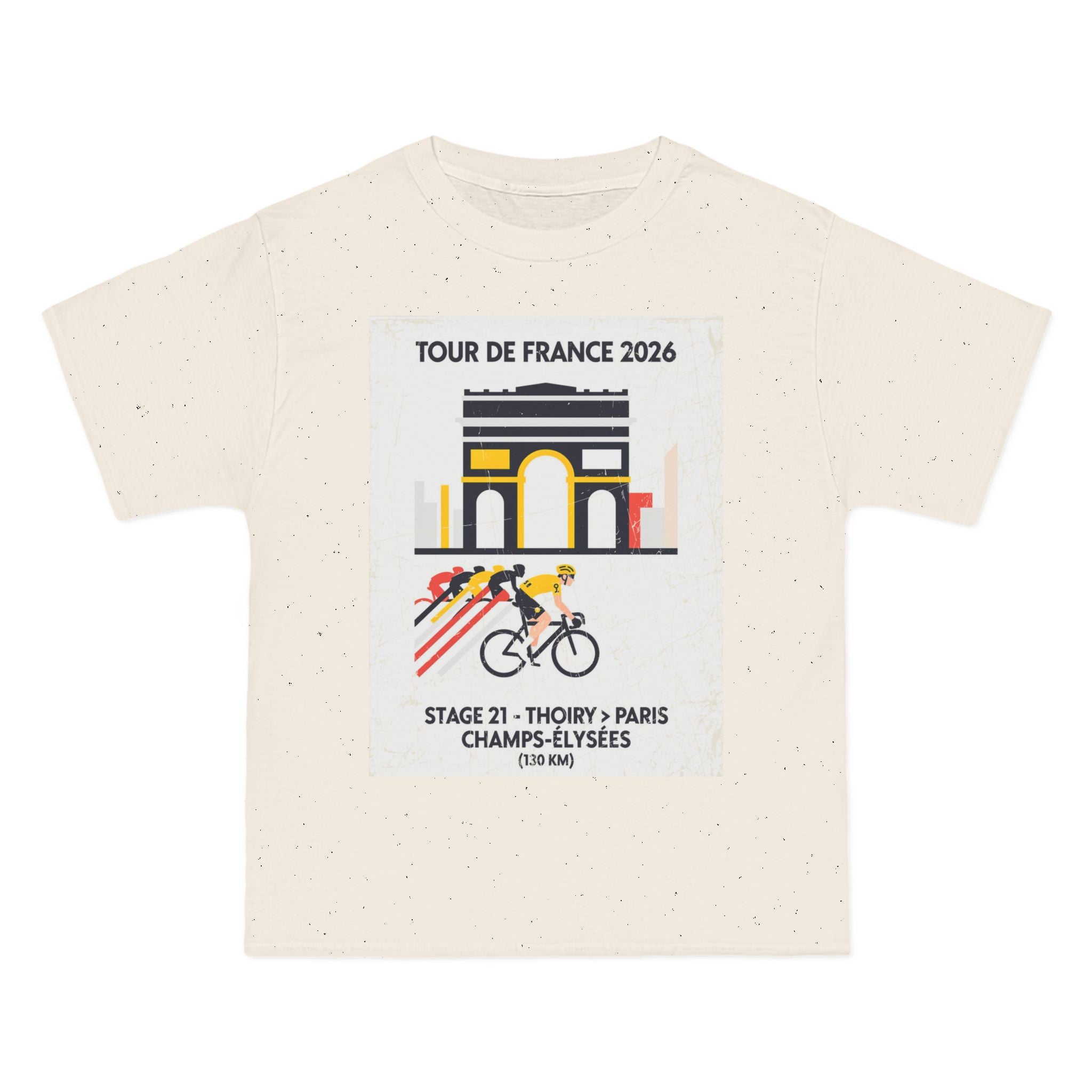 Tour de France 2026 Stage 21 Thoiry to Paris Champs-Élysées T-Shirt | Cycling Poster Design