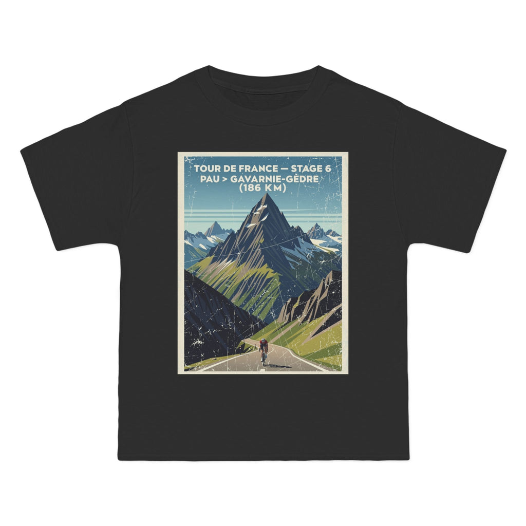 Tour de France 2026 Stage 6 Pau > Gavarnie-Gèdre T-Shirt | Mountain Poster, Solo Climber