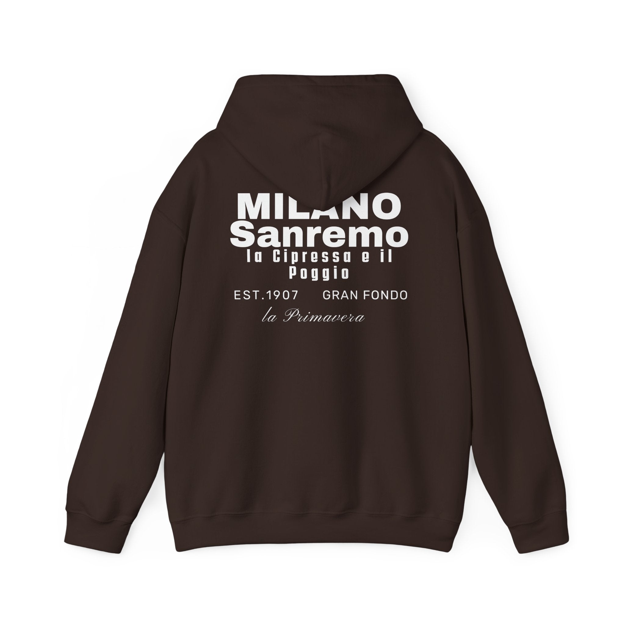 Milano Sanremo Classic Monument Bike Race Hoodie | Vintage Italian Cycling Streetwear