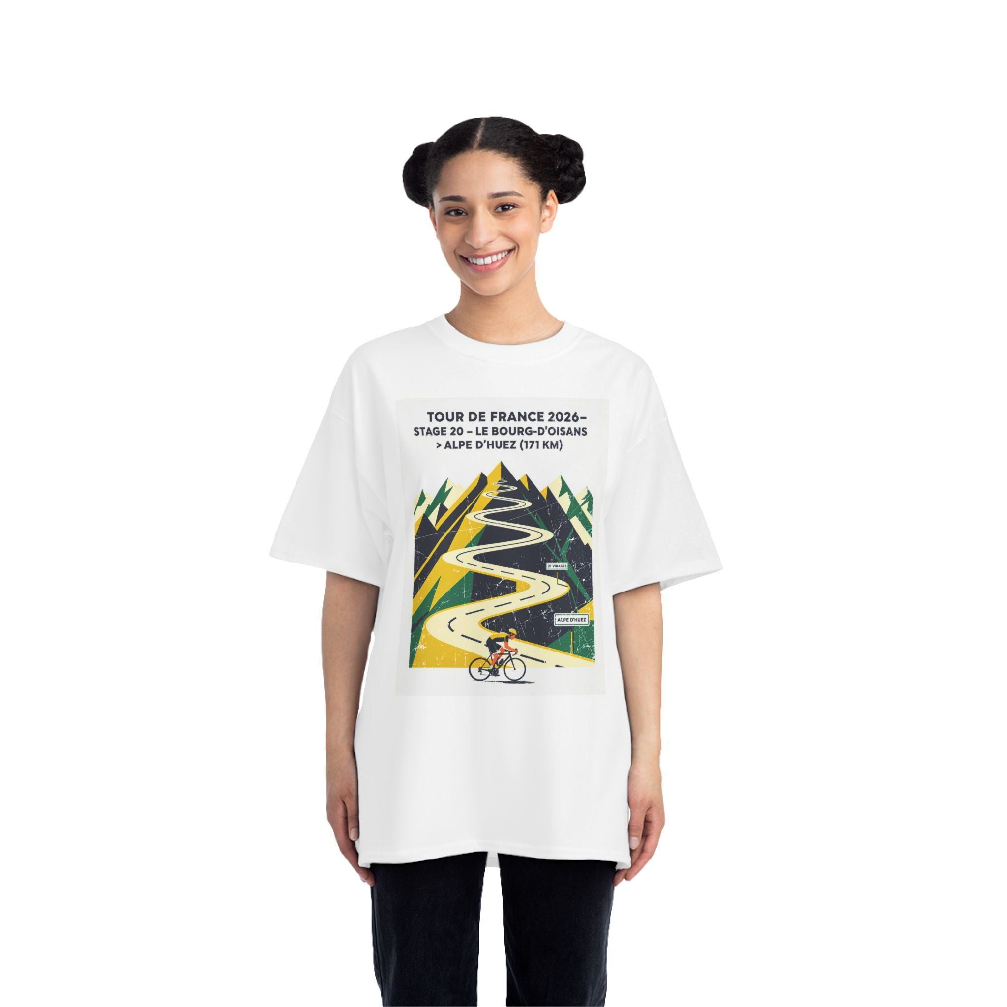 Tour de France 2026 Stage 20 Le Bourg-d Oisans to Alpe d Huez T-Shirt