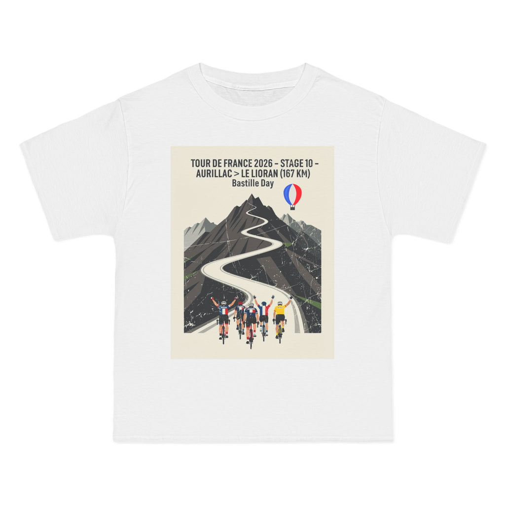 Tour de France 2026 Stage 10 Bastille Day Tee Aurillac > Le Lioran T-Shirt | Bauhaus Mountain Cycling