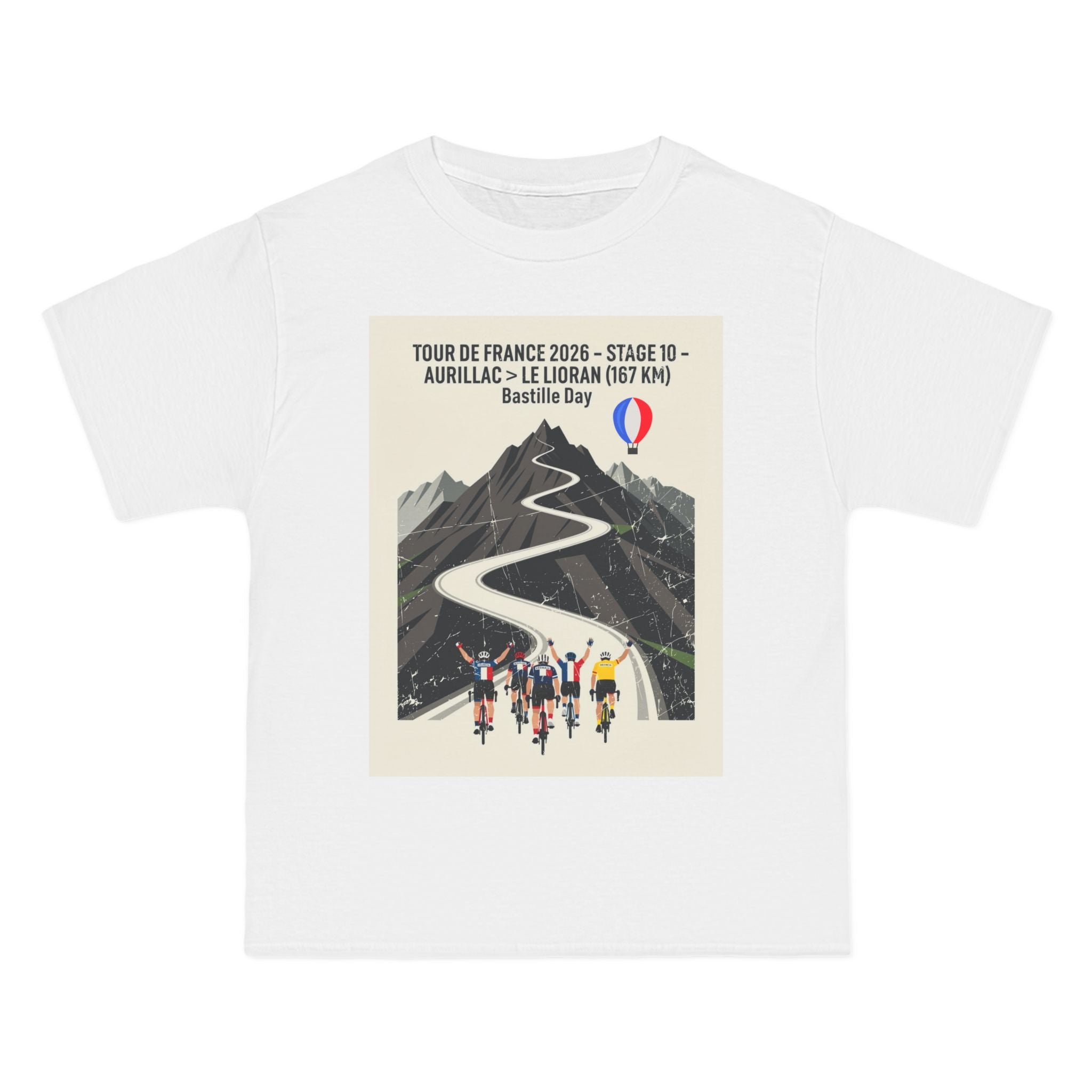 Tour de France 2026 Stage 10 Bastille Day Tee Aurillac > Le Lioran T-Shirt | Bauhaus Mountain Cycling