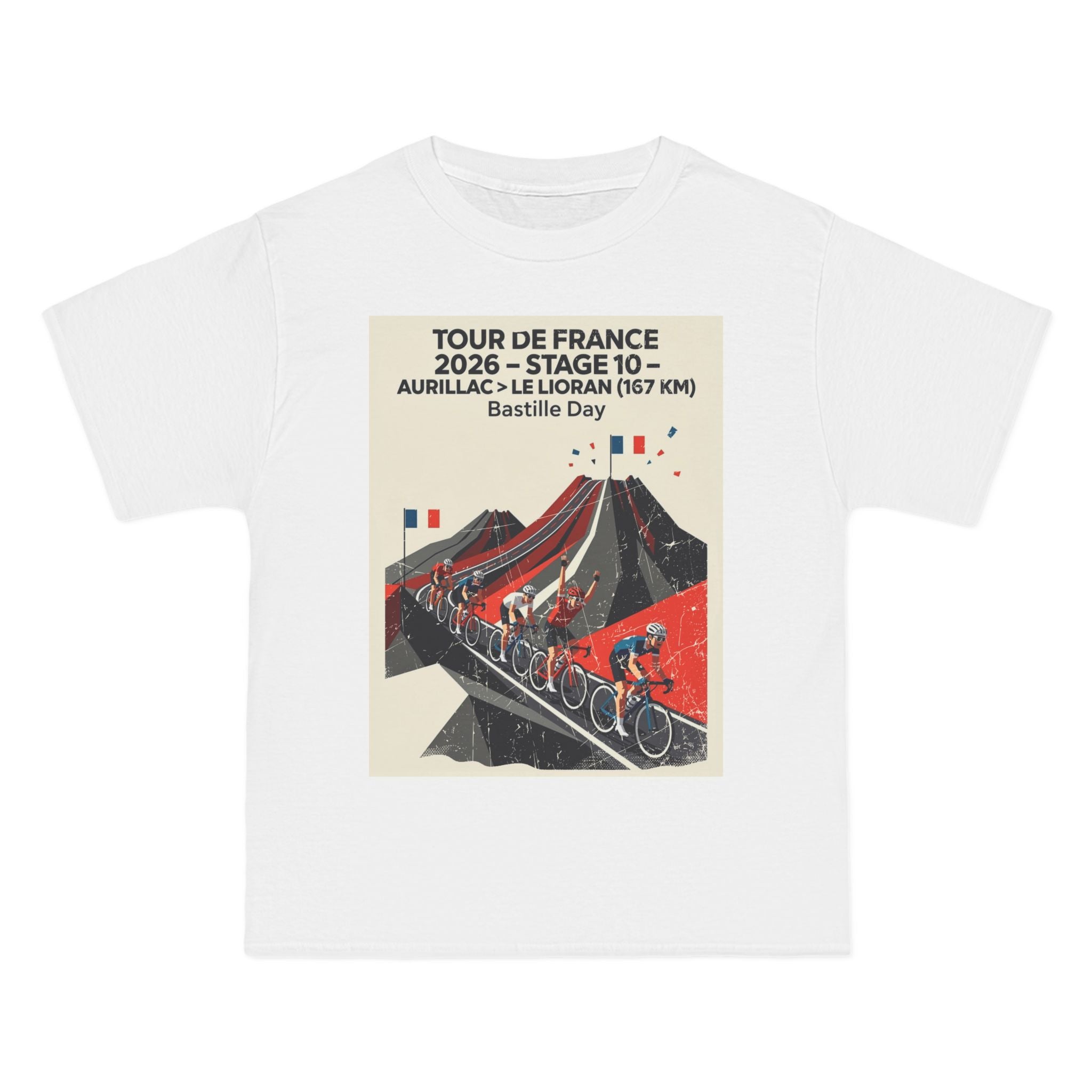 Tour de France 2026 Stage 10 Aurillac > Le Lioran T-Shirt | Bauhaus Mountain Cycling