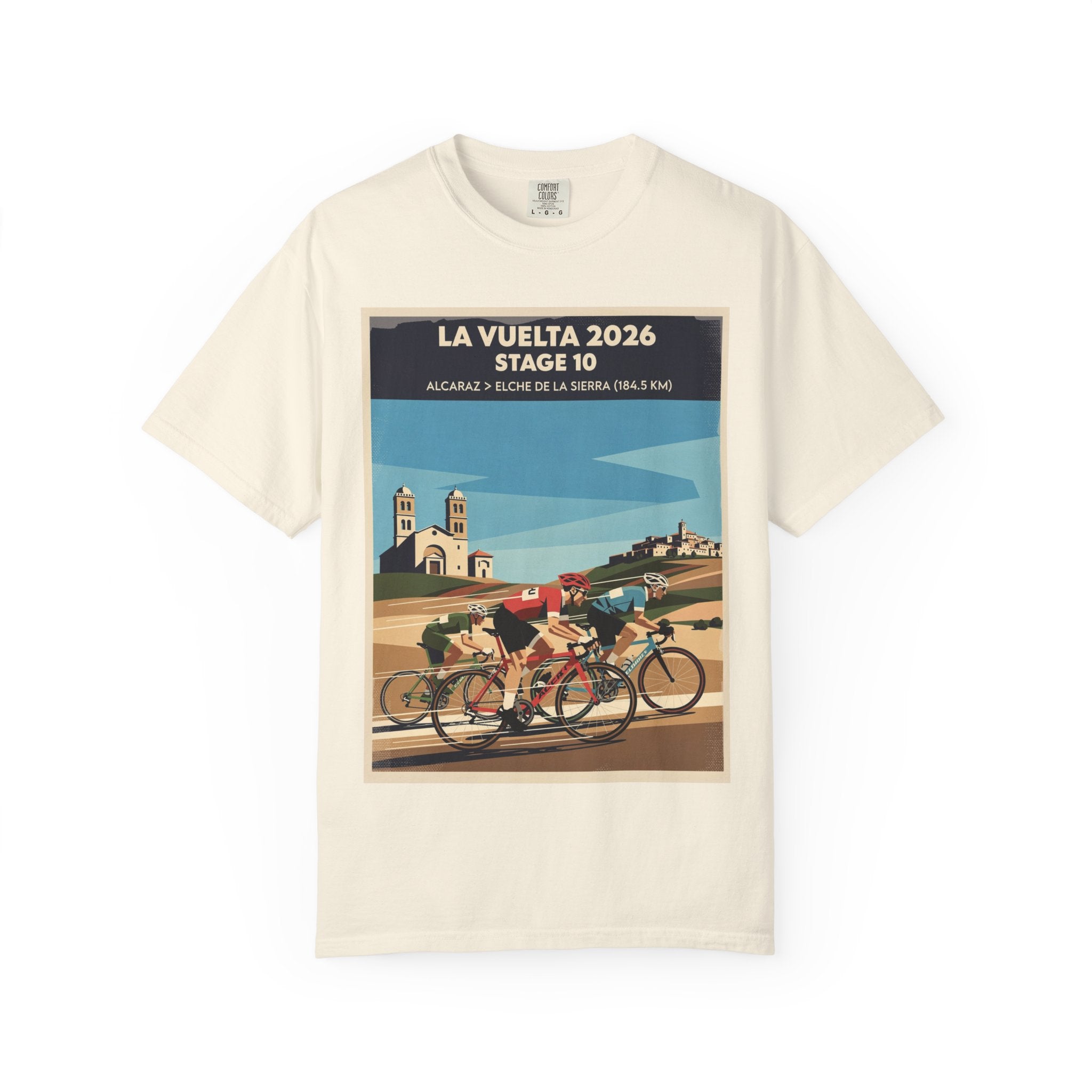 2026 Vuelta a España Stage 10 Cycling T-Shirt | Alcaraz to Elche de la Sierra 184.5km
