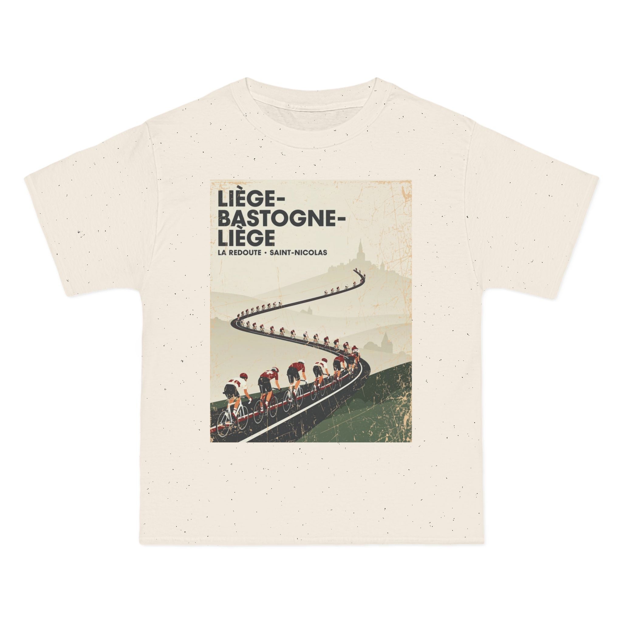 Liège Bastogne Liège Cycling Tee | Bauhaus Vector Race Design