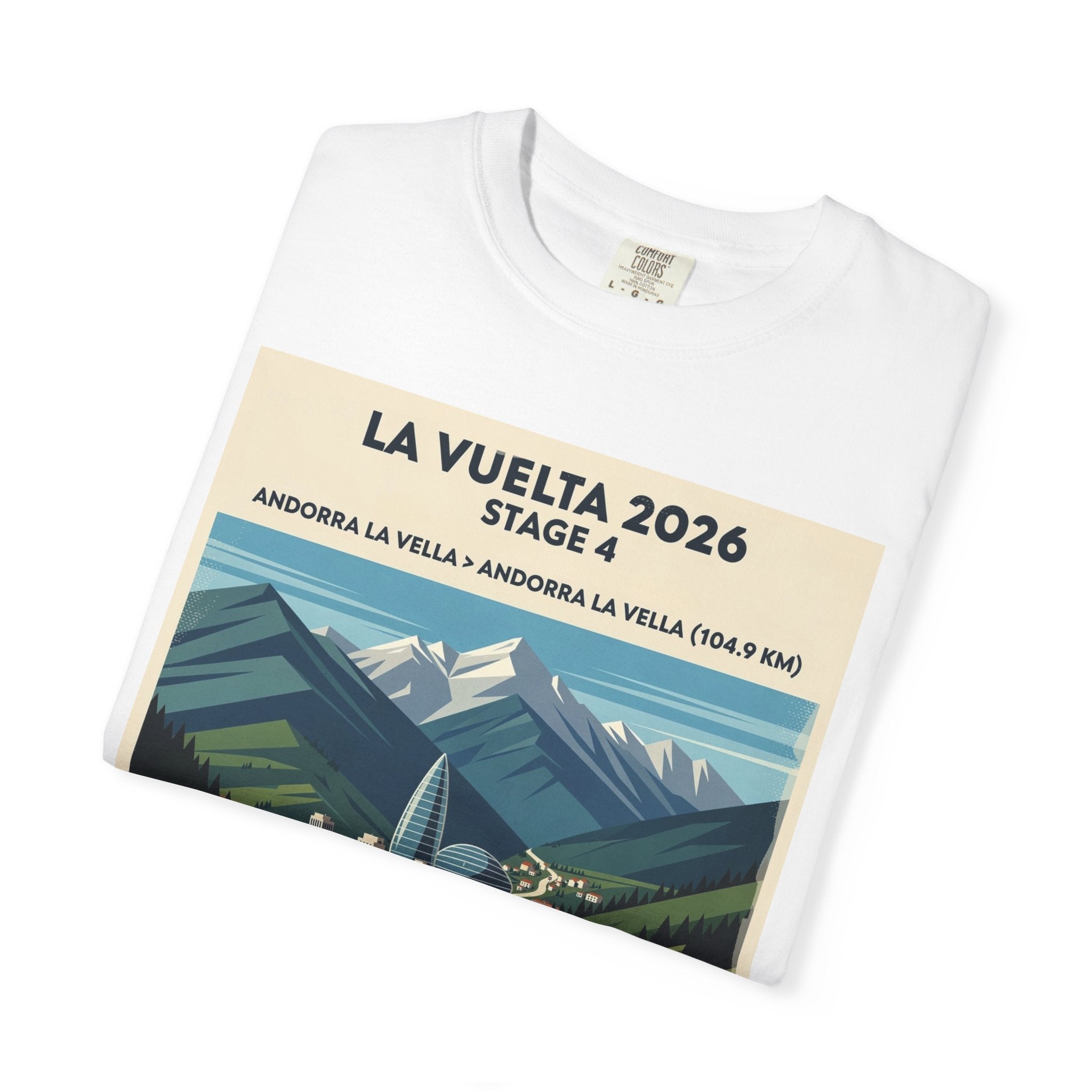 Stage 4 Andorra la Vella to Andorra la Vella 104.9km Cycling Tee