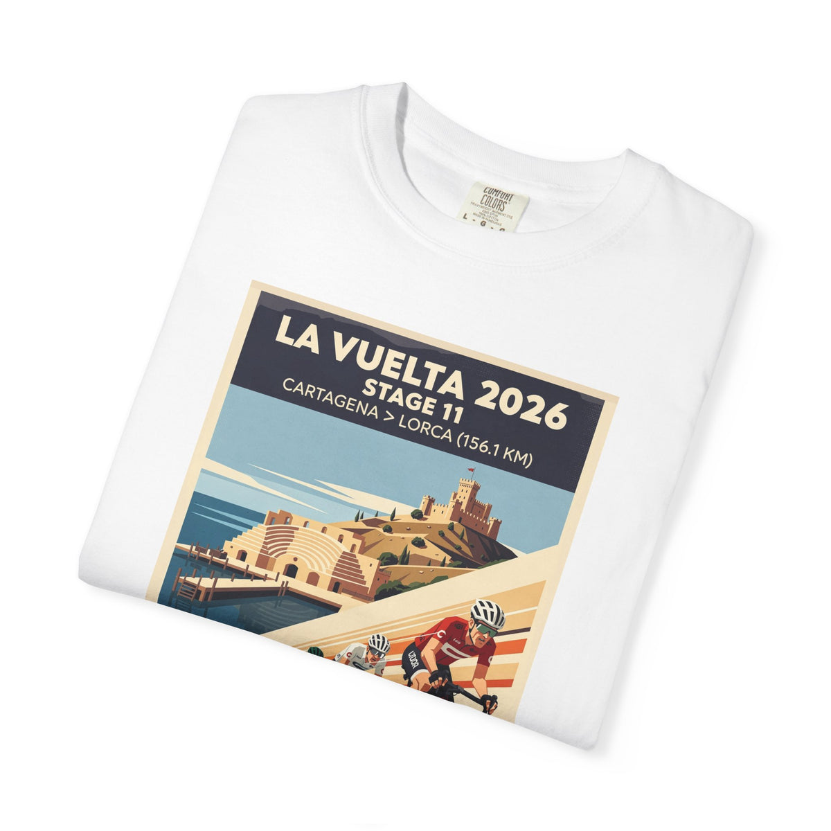 2026 Vuelta a España Stage 11 Cycling T-Shirt | Cartagena to Lorca 156.1km | Graphic Tee