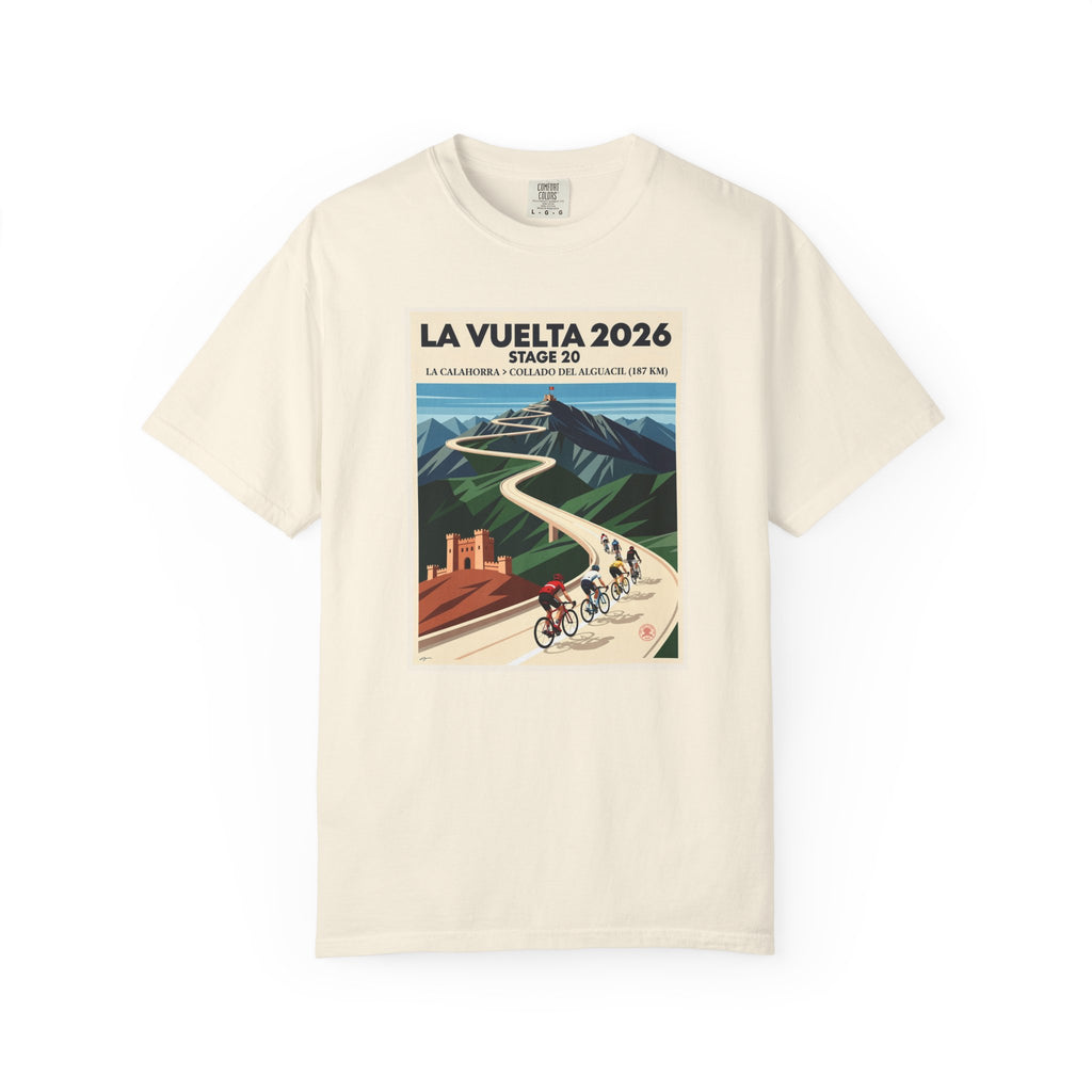 2026 Vuelta a España Stage 20 Cycling T-Shirt | La Calahorra to Collado del Alguacil 187km