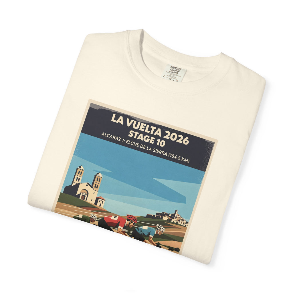 2026 Vuelta a España Stage 10 Cycling T-Shirt | Alcaraz to Elche de la Sierra 184.5km