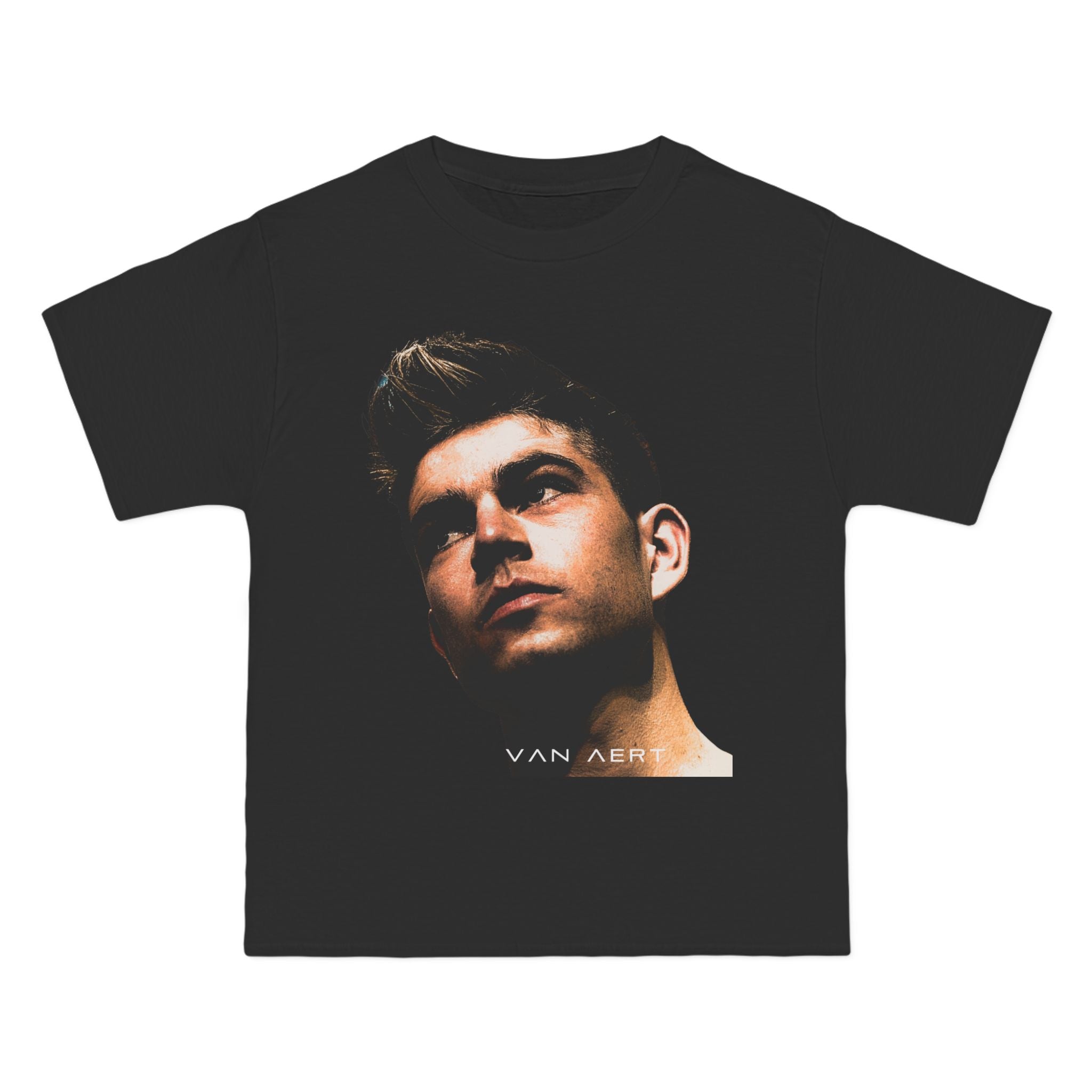 Wout van Aert Portrait T-Shirt | Belgian Cyclist, Cycling Fan Tee