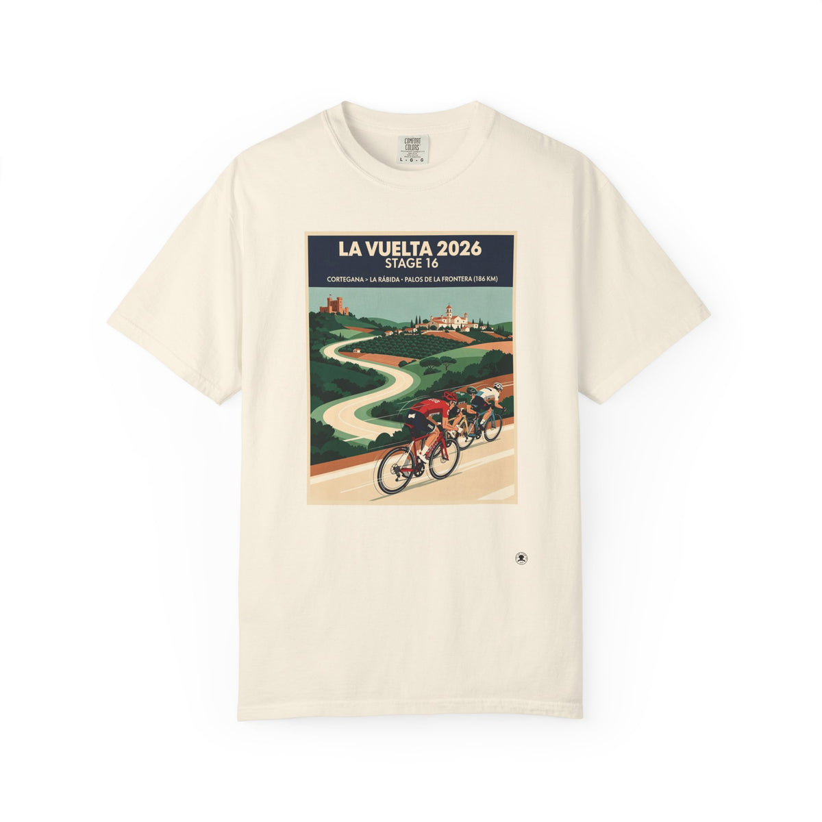 2026 Vuelta a España Stage 16 Cycling T-Shirt | Cortegana to Palos de la Frontera 186km | Graphic Tee