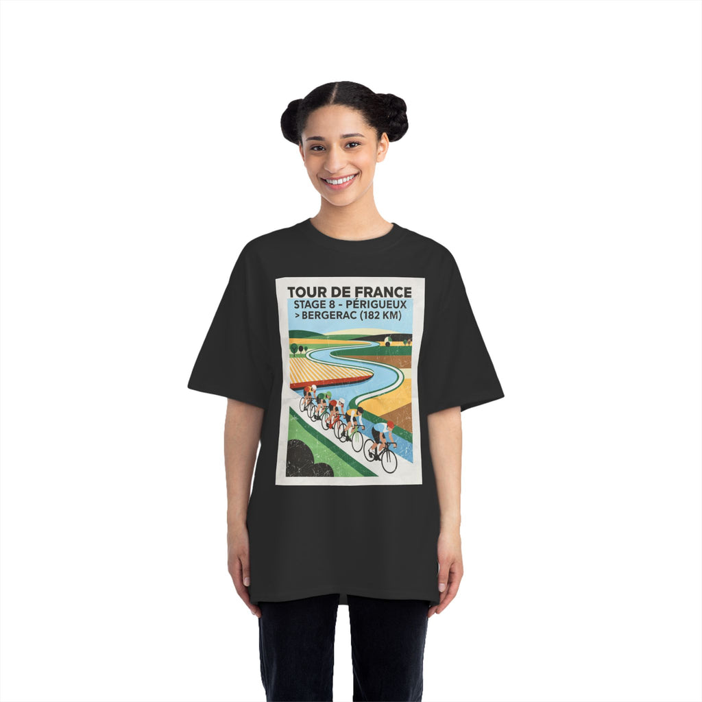 Tour de France 2026 Stage 8 Périgueux > Bergerac T-Shirt | Cycling Poster Art