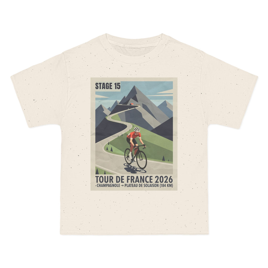 Tour de France 2026 Stage 15 Bauhaus Alpine Cycling T-Shirt | Champagnol to Plateau de Solaison