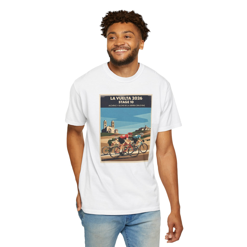 2026 Vuelta a España Stage 10 Cycling T-Shirt | Alcaraz to Elche de la Sierra 184.5km
