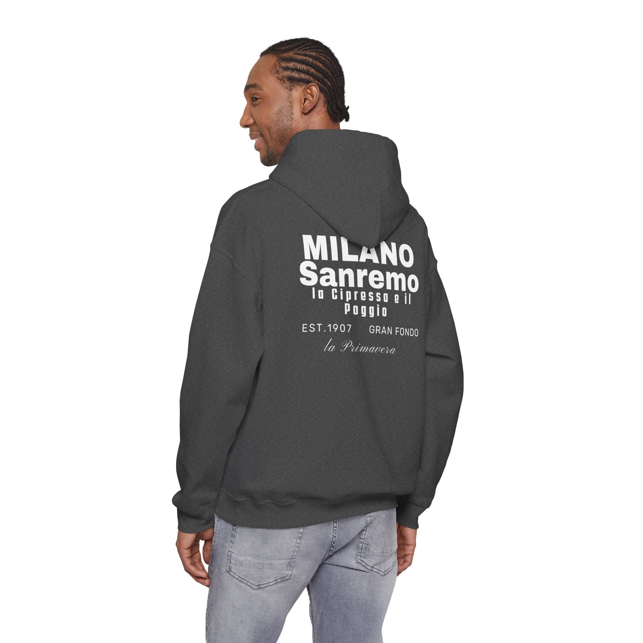 Milano Sanremo Classic Monument Bike Race Hoodie | Vintage Italian Cycling Streetwear