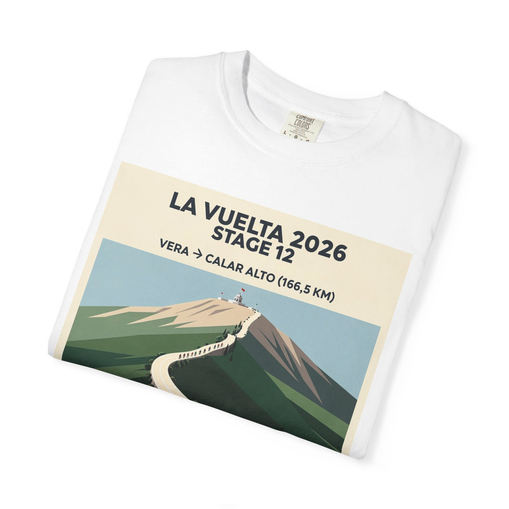 Camiseta de Ciclismo Etapa 12 Vuelta a España 2026 | Vera a Calar Alto 166.5km | Camiseta Gráfica