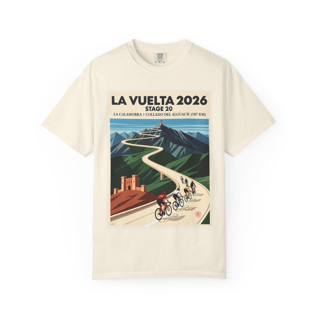 2026 Vuelta a España Stage 20 Cycling T-Shirt | La Calahorra to Collado del Alguacil 187km