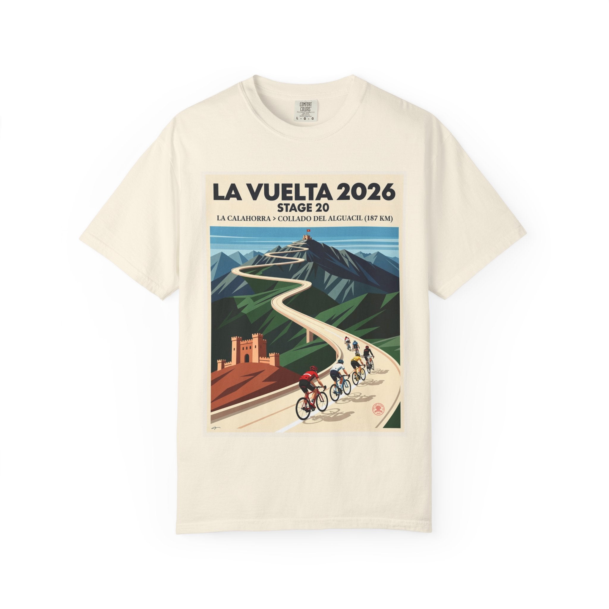 2026 Vuelta a España Stage 20 Cycling T-Shirt | La Calahorra to Collado del Alguacil 187km