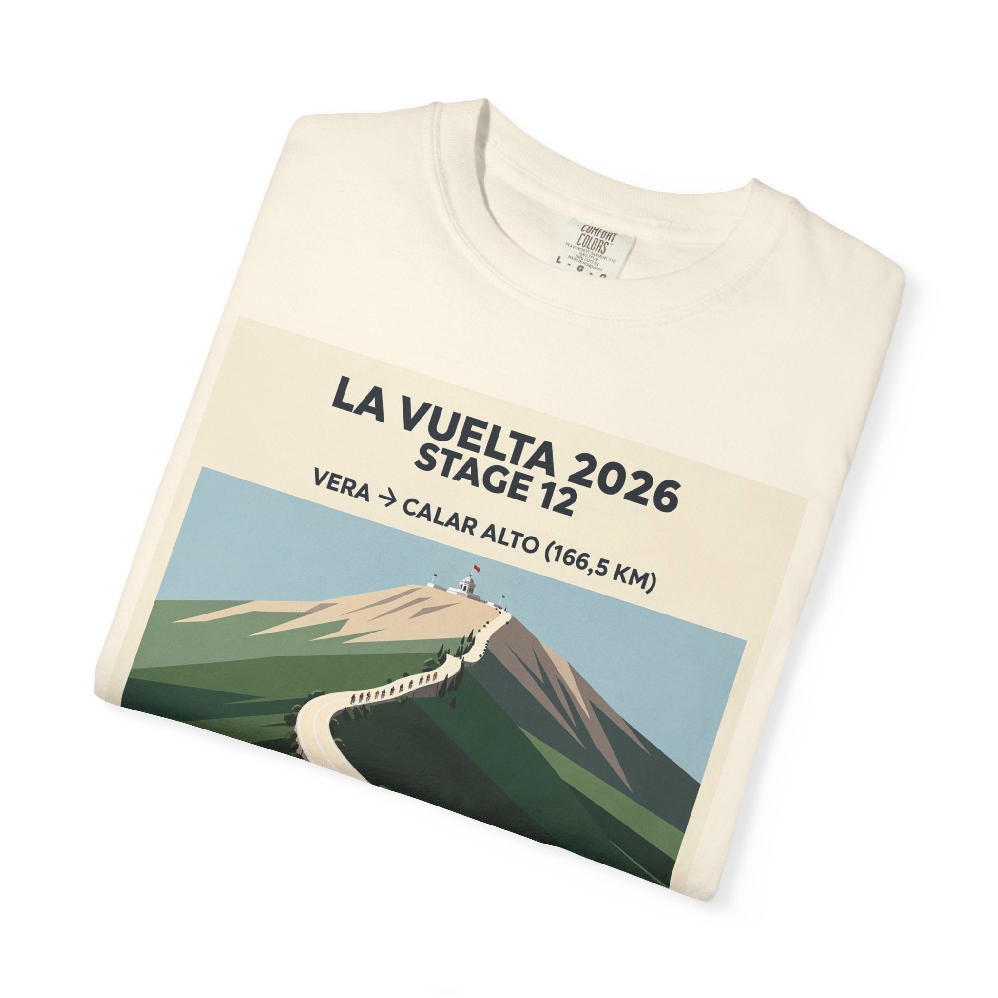 Camiseta de Ciclismo Etapa 12 Vuelta a España 2026 | Vera a Calar Alto 166.5km | Camiseta Gráfica