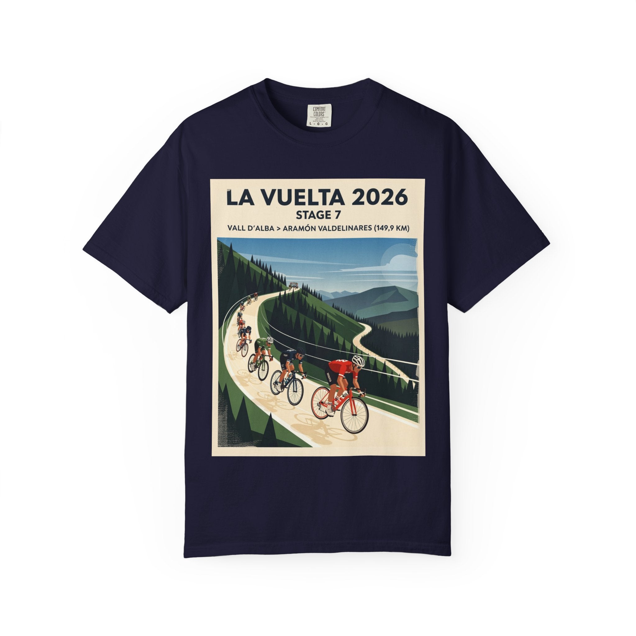 Stage 7 Vall d'Alba to Aramón Valdelinares 149.9km Cycling Tee