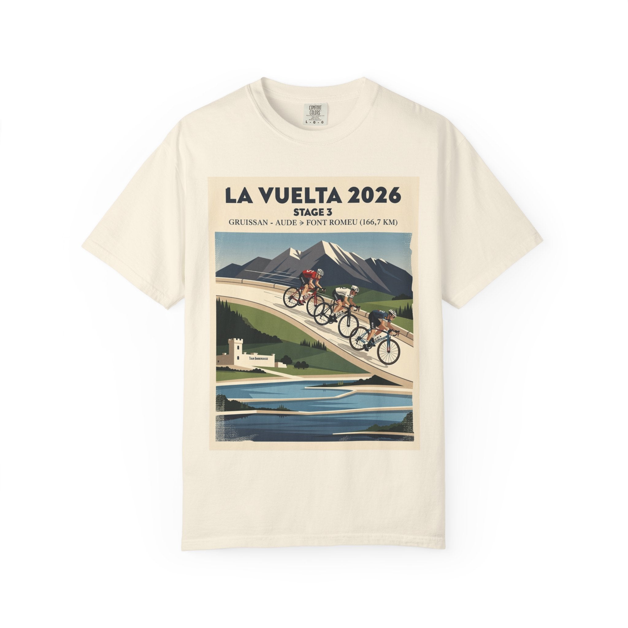 2026 Vuelta a España Stage 3 Gruissan - Aude to Font Romeu 166.7km Cycling Tee