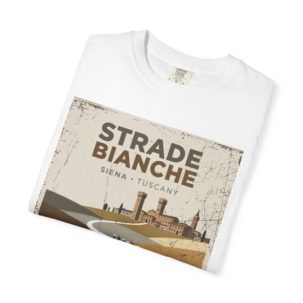 Strade Bianche Cycling Tee | Siena Tuscany Gravel Road Bike Shirt
