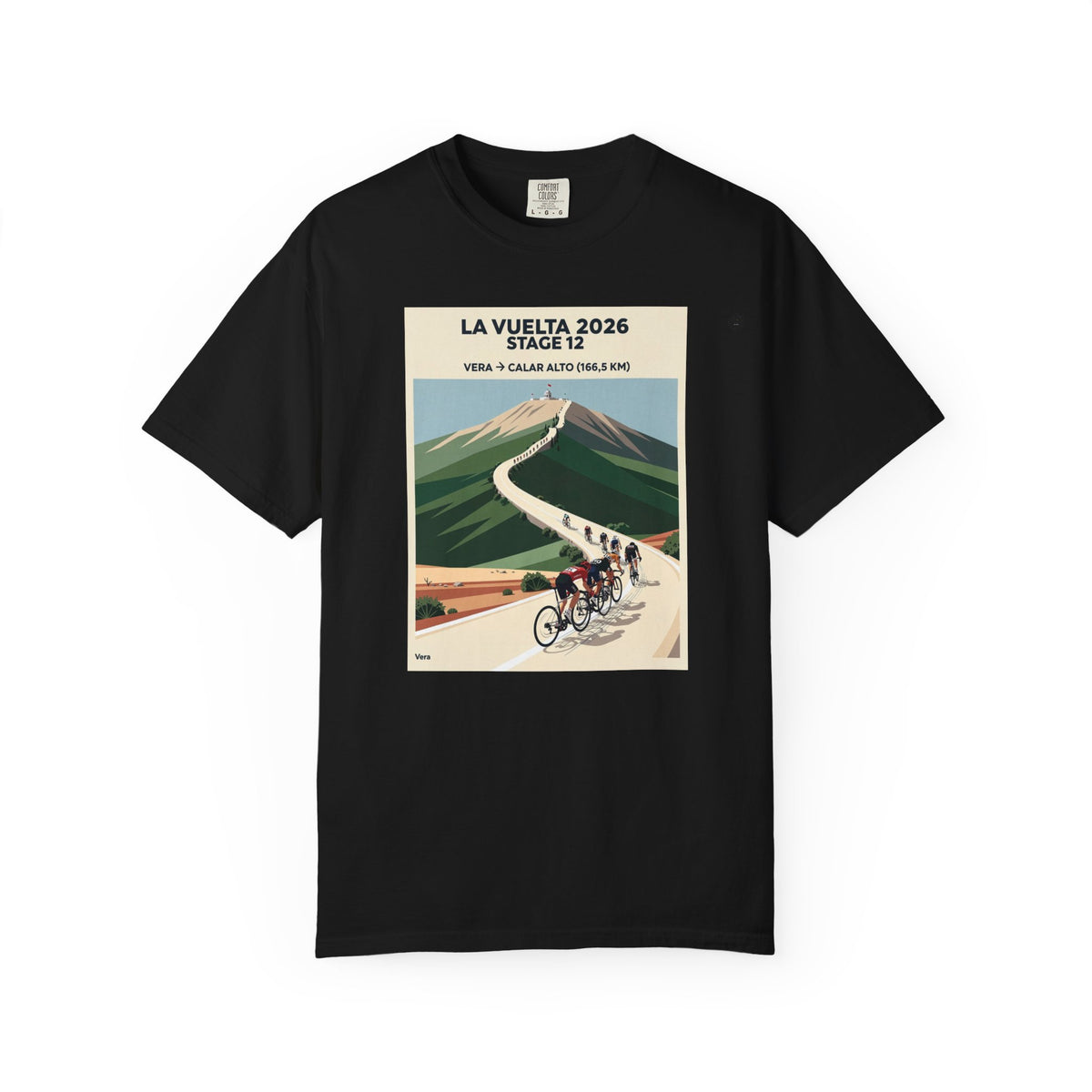 2026 Vuelta a España Stage 12 Cycling T-Shirt | Vera to Calar Alto 166.5km | Graphic Tee