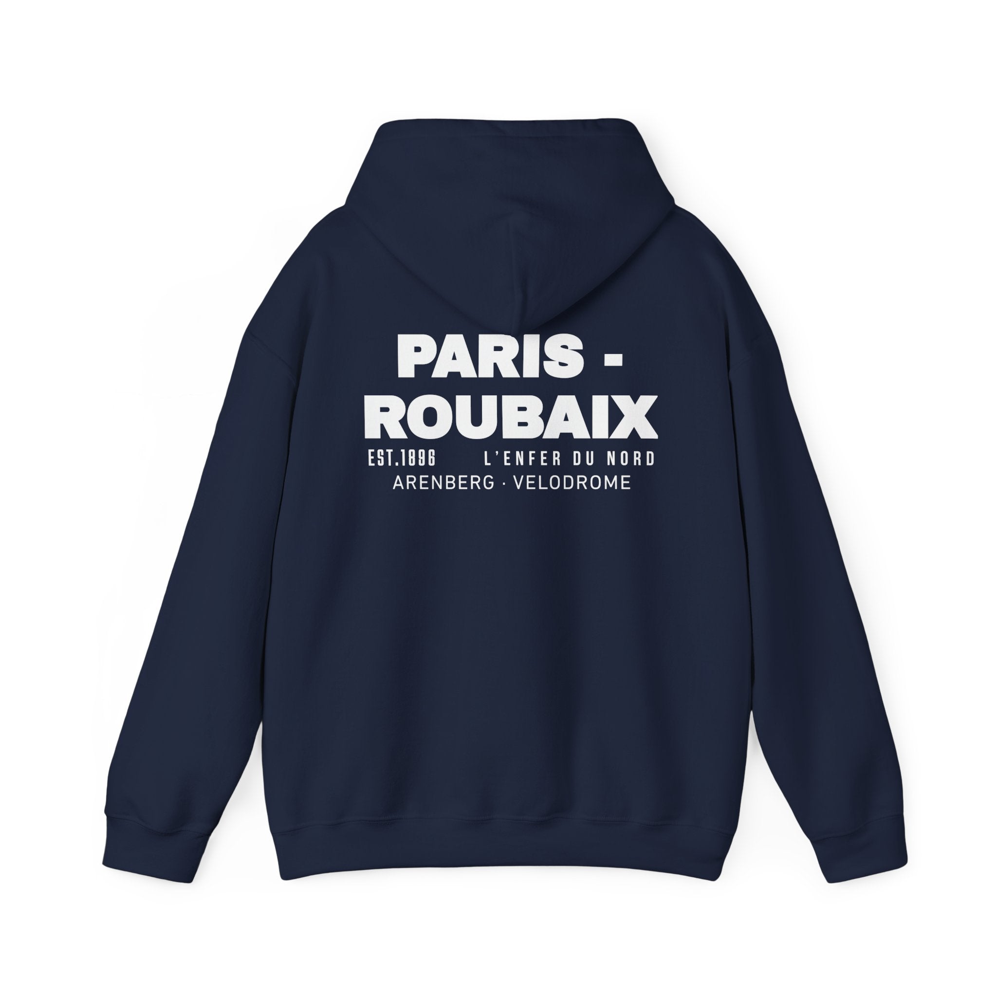 Paris Roubaix Vintage Cycling Fan Logo Hoodie | Retro Cycling Sweatshirt