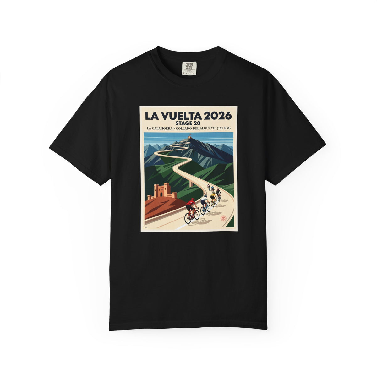 2026 Vuelta a España Stage 20 Cycling T-Shirt | La Calahorra to Collado del Alguacil 187km