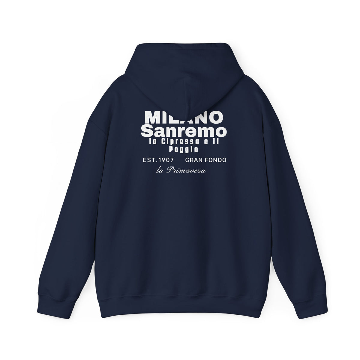 Milano Sanremo Classic Monument Bike Race Hoodie | Vintage Italian Cycling Streetwear