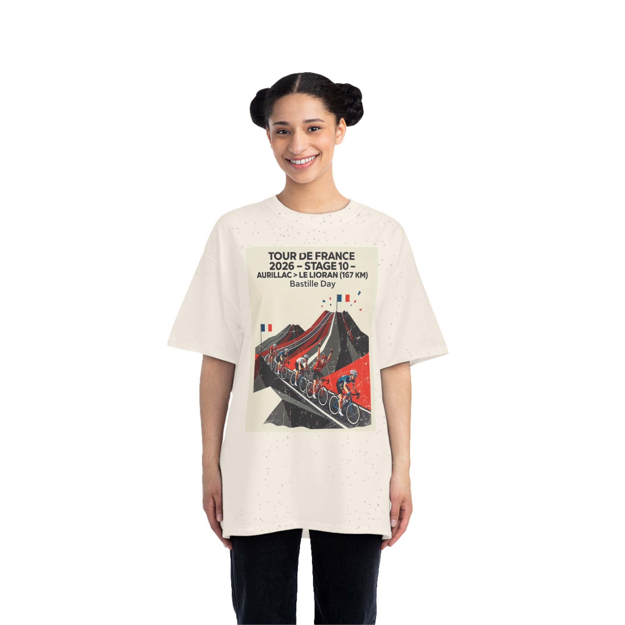 Tour de France 2026 Stage 10 Aurillac > Le Lioran T-Shirt | Bauhaus Mountain Cycling