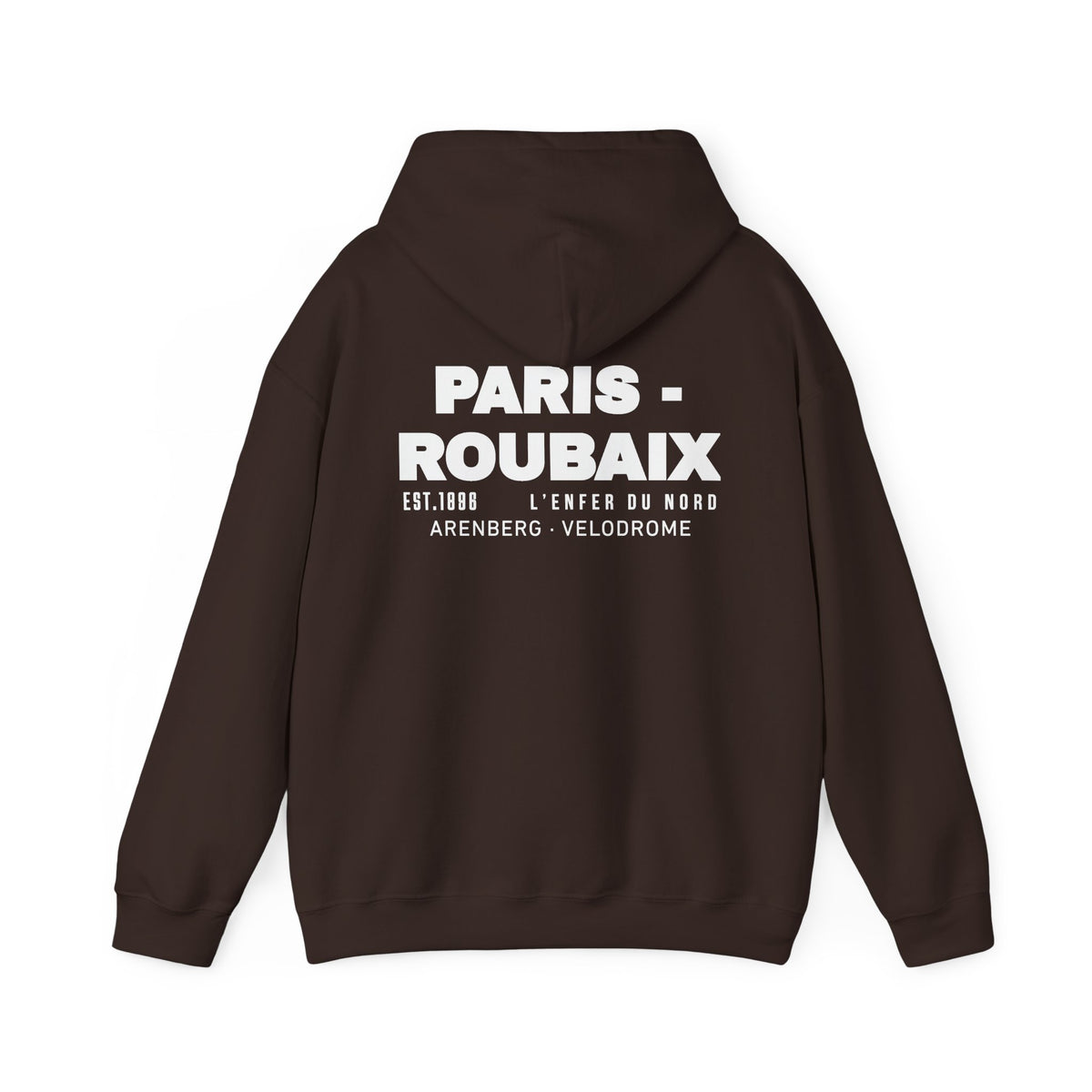Paris Roubaix Vintage Cycling Fan Logo Hoodie | Retro Cycling Sweatshirt