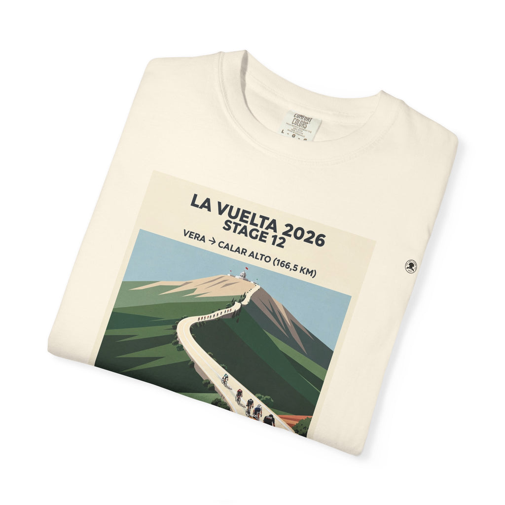 2026 Vuelta a España Stage 12 Cycling T-Shirt | Vera to Calar Alto 166.5km | Graphic Tee