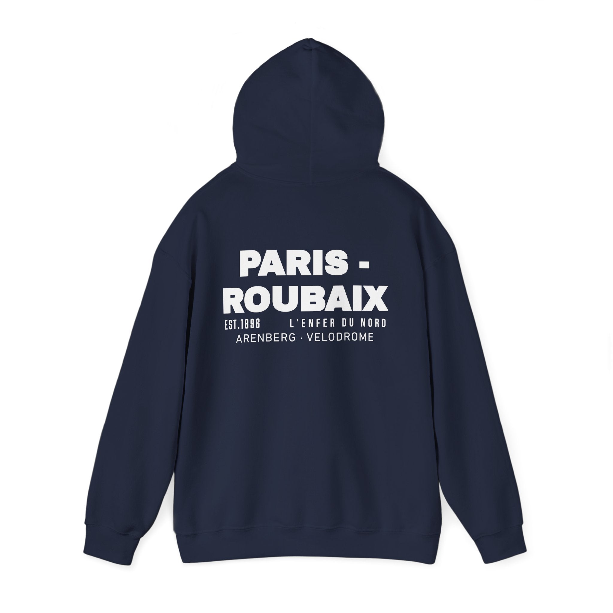 Paris Roubaix Vintage Cycling Fan Logo Hoodie | Retro Cycling Sweatshirt