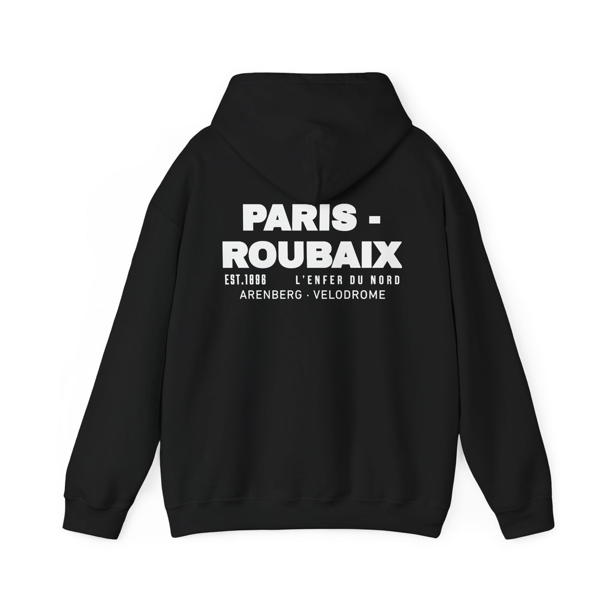 Paris Roubaix Vintage Cycling Fan Logo Hoodie | Retro Cycling Sweatshirt