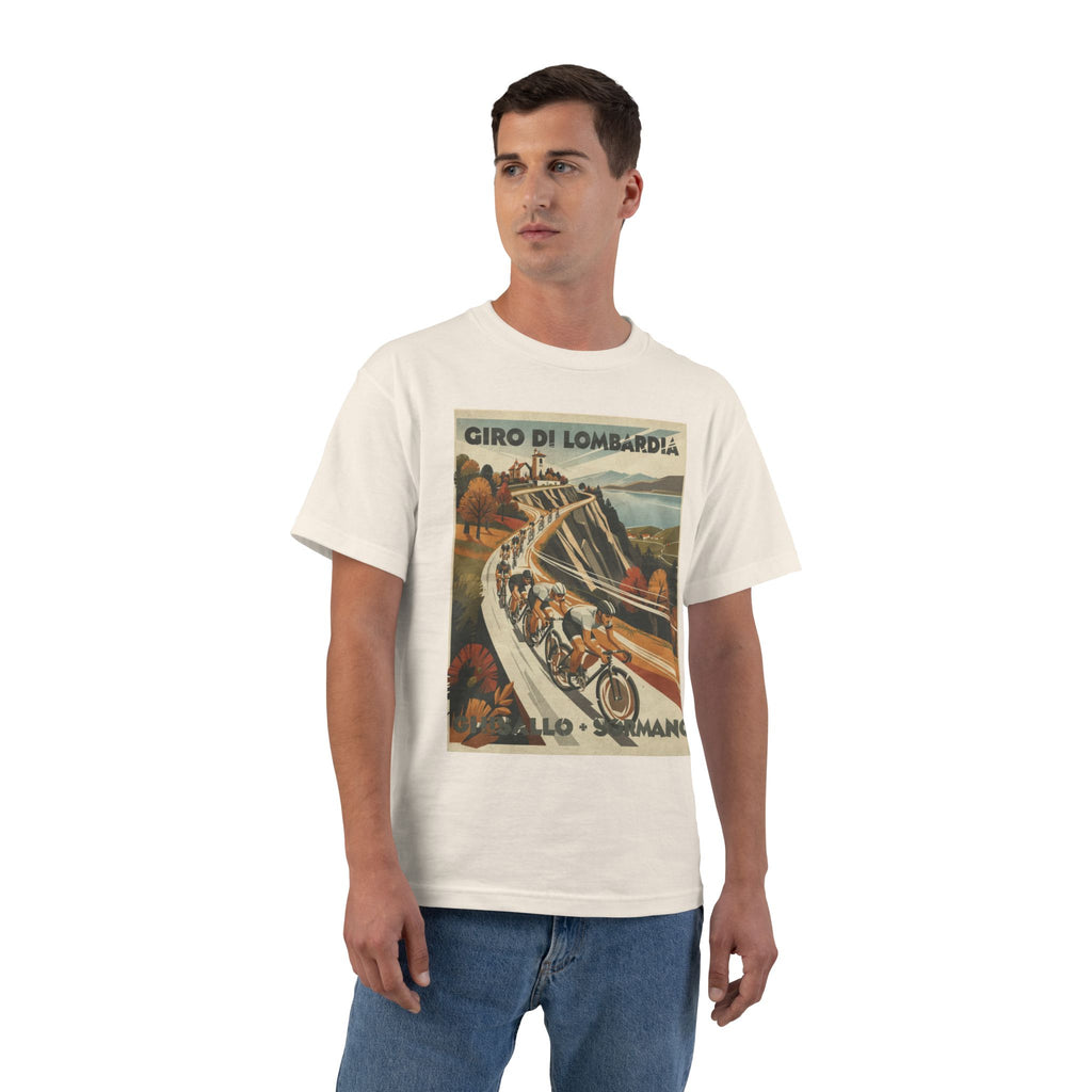 Il Lombardia Cycling Poster Giro di Lombardia T-Shirt | Futurist Italian Bike Art