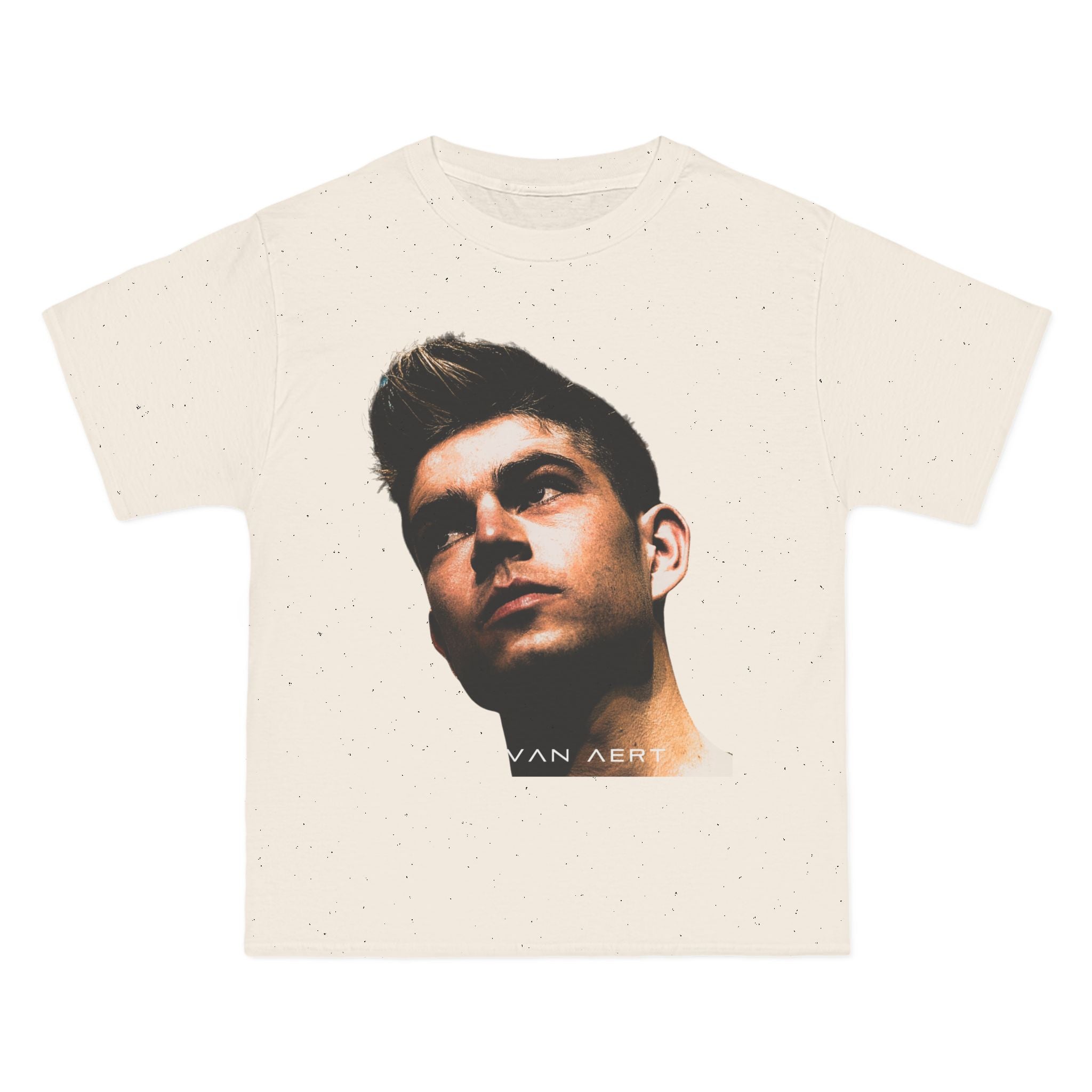 Wout van Aert Portrait T-Shirt | Belgian Cyclist, Cycling Fan Tee