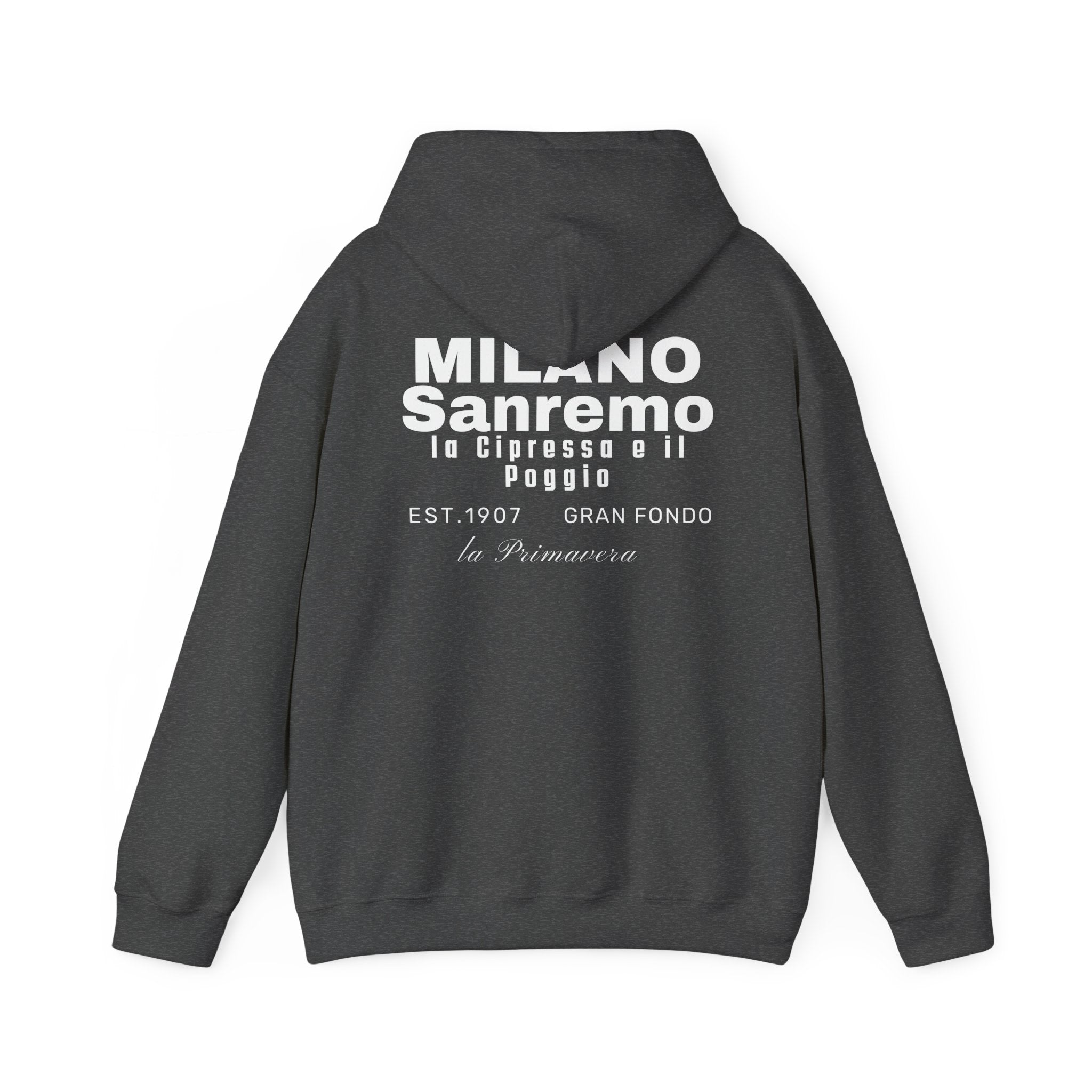 Milano Sanremo Classic Monument Bike Race Hoodie | Vintage Italian Cycling Streetwear