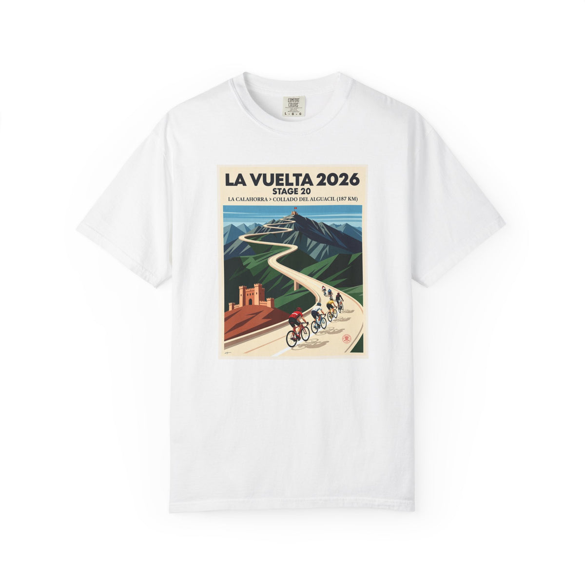 2026 Vuelta a España Stage 20 Cycling T-Shirt | La Calahorra to Collado del Alguacil 187km
