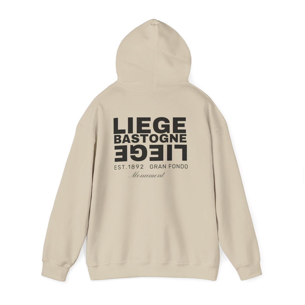 Liege Bastogne Liege Monument Bike race since 1892  Vintage Cycling Fan Logo Hoodie | Retro Cycling Sweatshirt