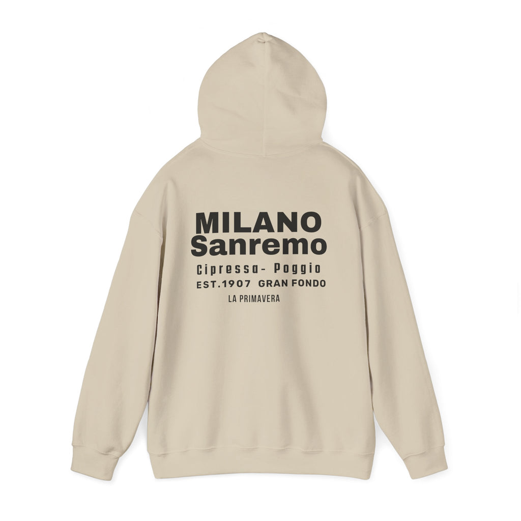 Milano SanRemo Monument Cycling Hoodie | Vintage Italian Race Sweatshirt
