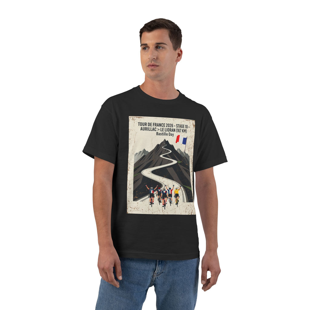 Tour de France 2026 Stage 10 Bastille Day Aurillac > Le Lioran T-Shirt | Bauhaus Mountain Cycling