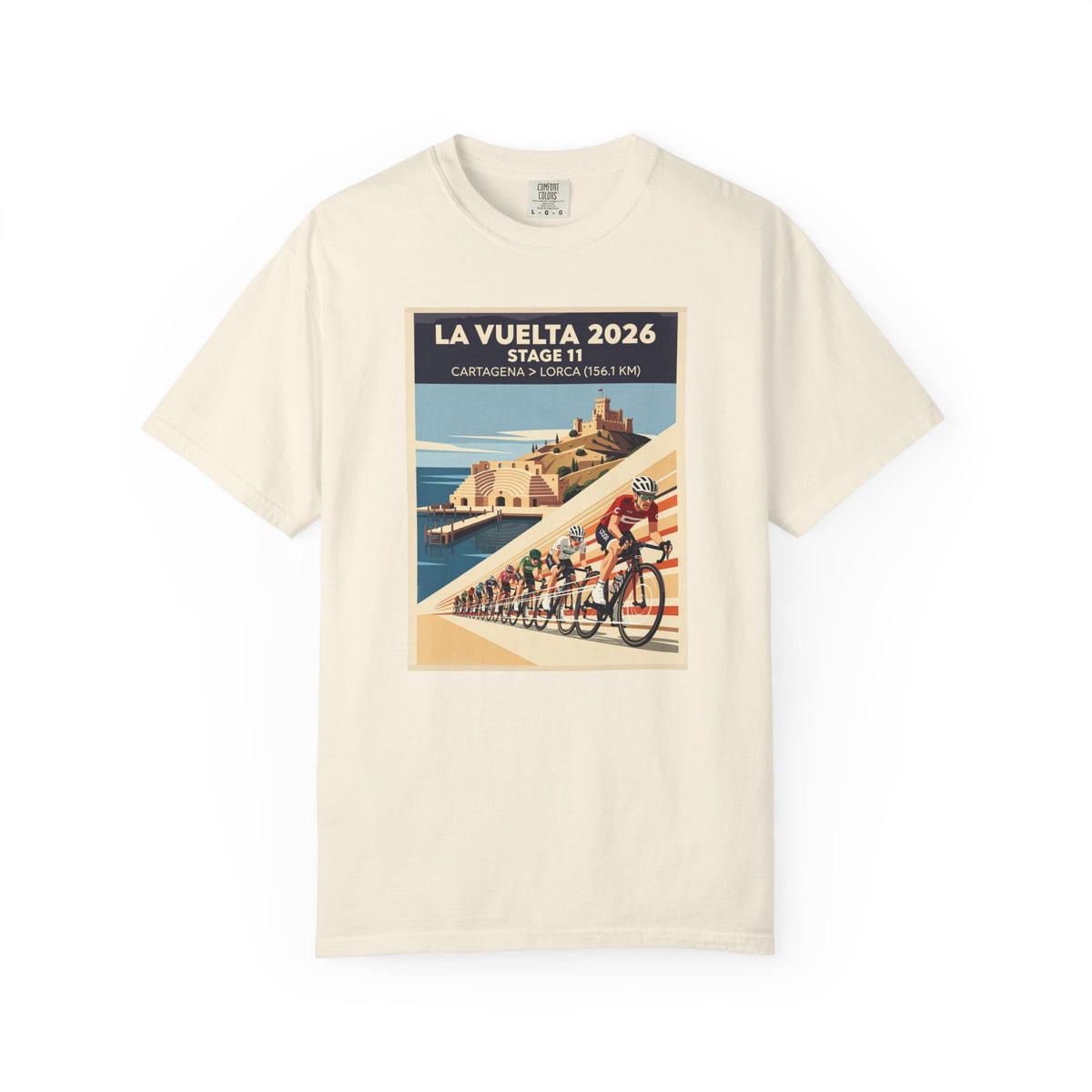 2026 Vuelta a España Stage 11 Cycling T-Shirt | Cartagena to Lorca 156.1km | Graphic Tee