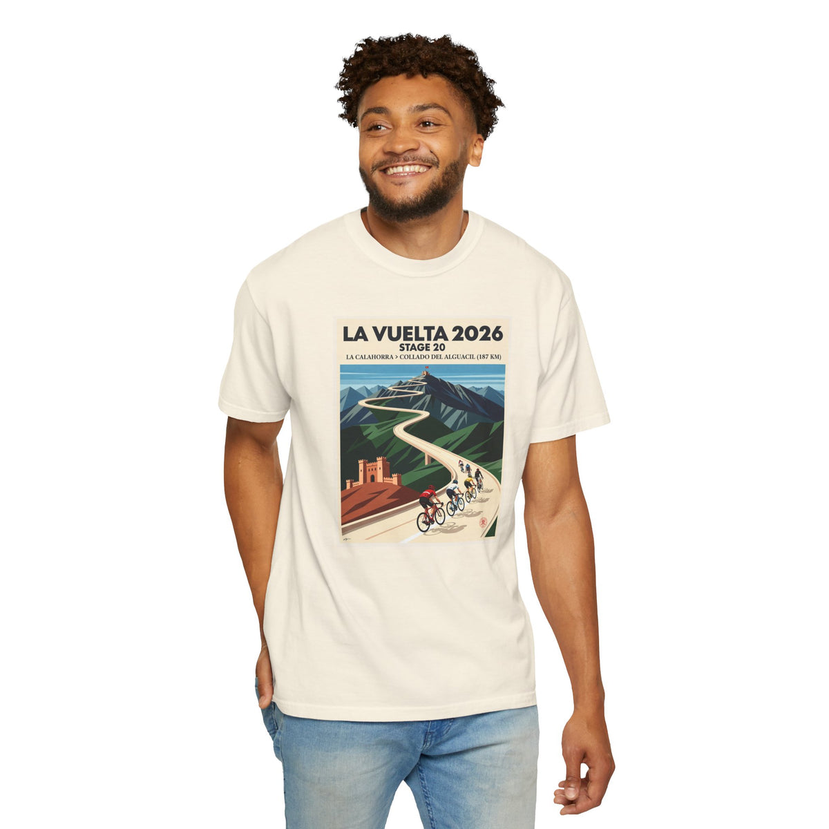 2026 Vuelta a España Stage 20 Cycling T-Shirt | La Calahorra to Collado del Alguacil 187km