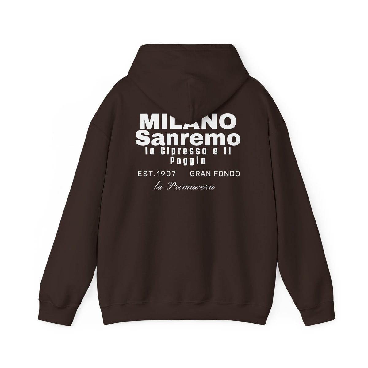 Milano Sanremo Classic Monument Bike Race Hoodie | Vintage Italian Cycling Streetwear