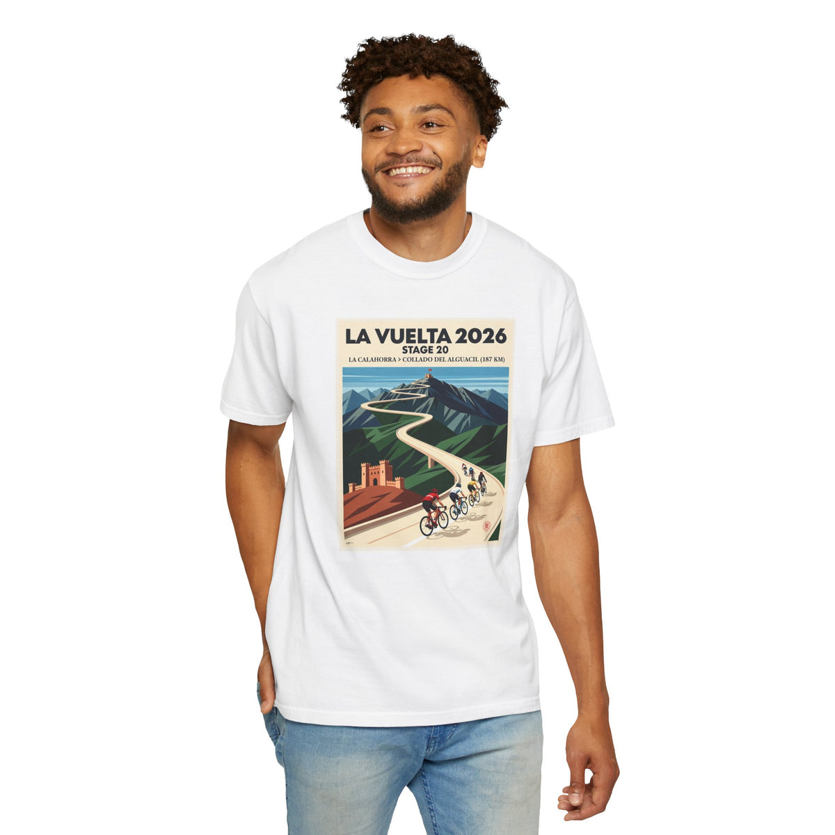 2026 Vuelta a España Stage 20 Cycling T-Shirt | La Calahorra to Collado del Alguacil 187km