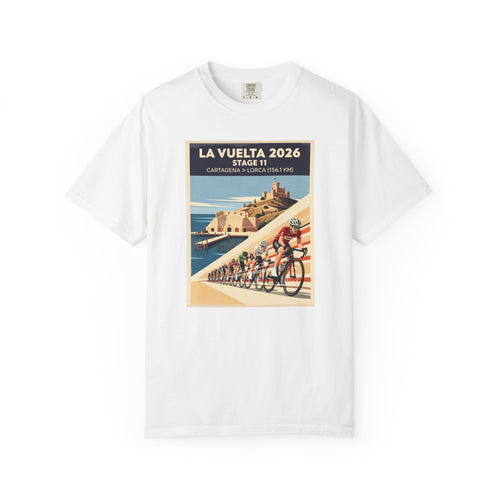 2026 Vuelta a España Stage 11 Cycling T-Shirt | Cartagena to Lorca 156.1km | Graphic Tee