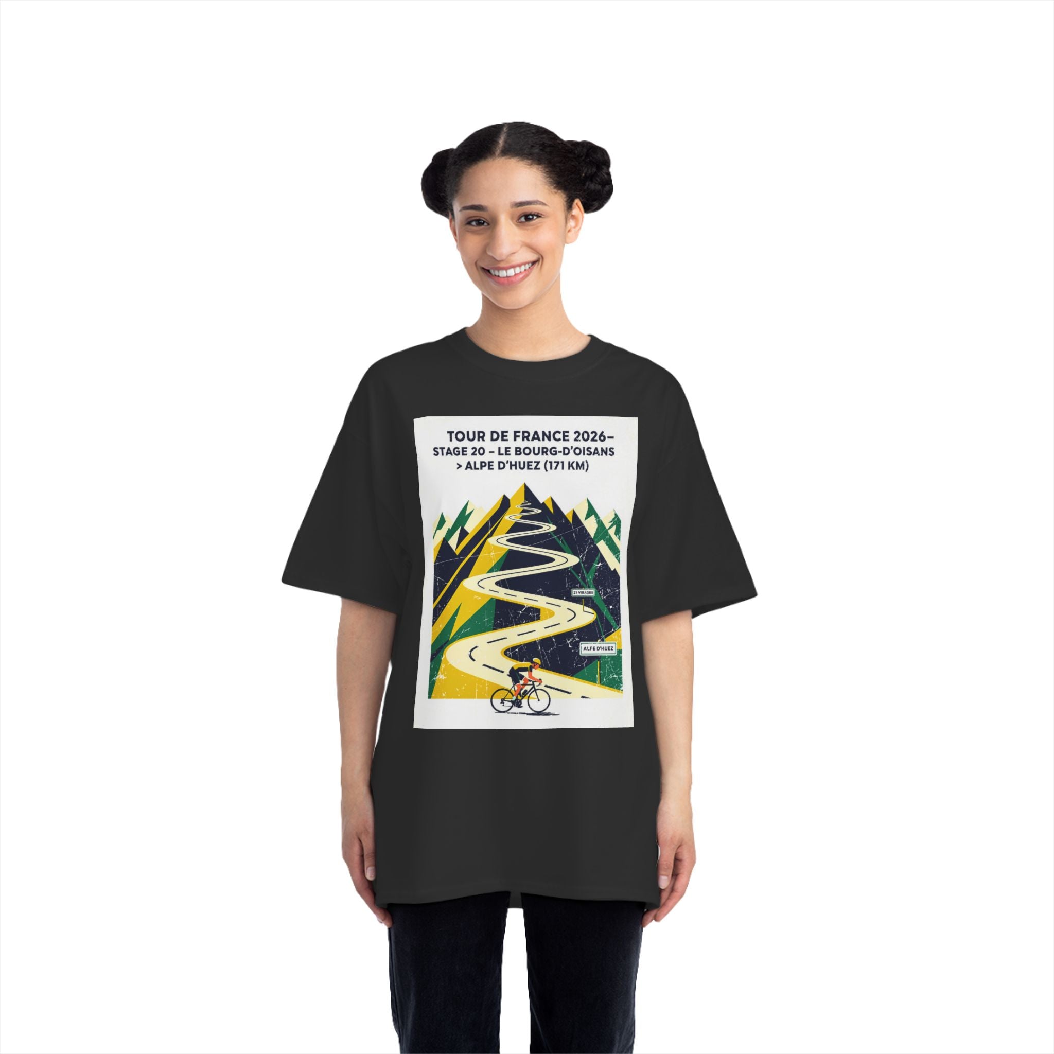 Tour de France 2026 Stage 20 Le Bourg-d Oisans to Alpe d Huez T-Shirt