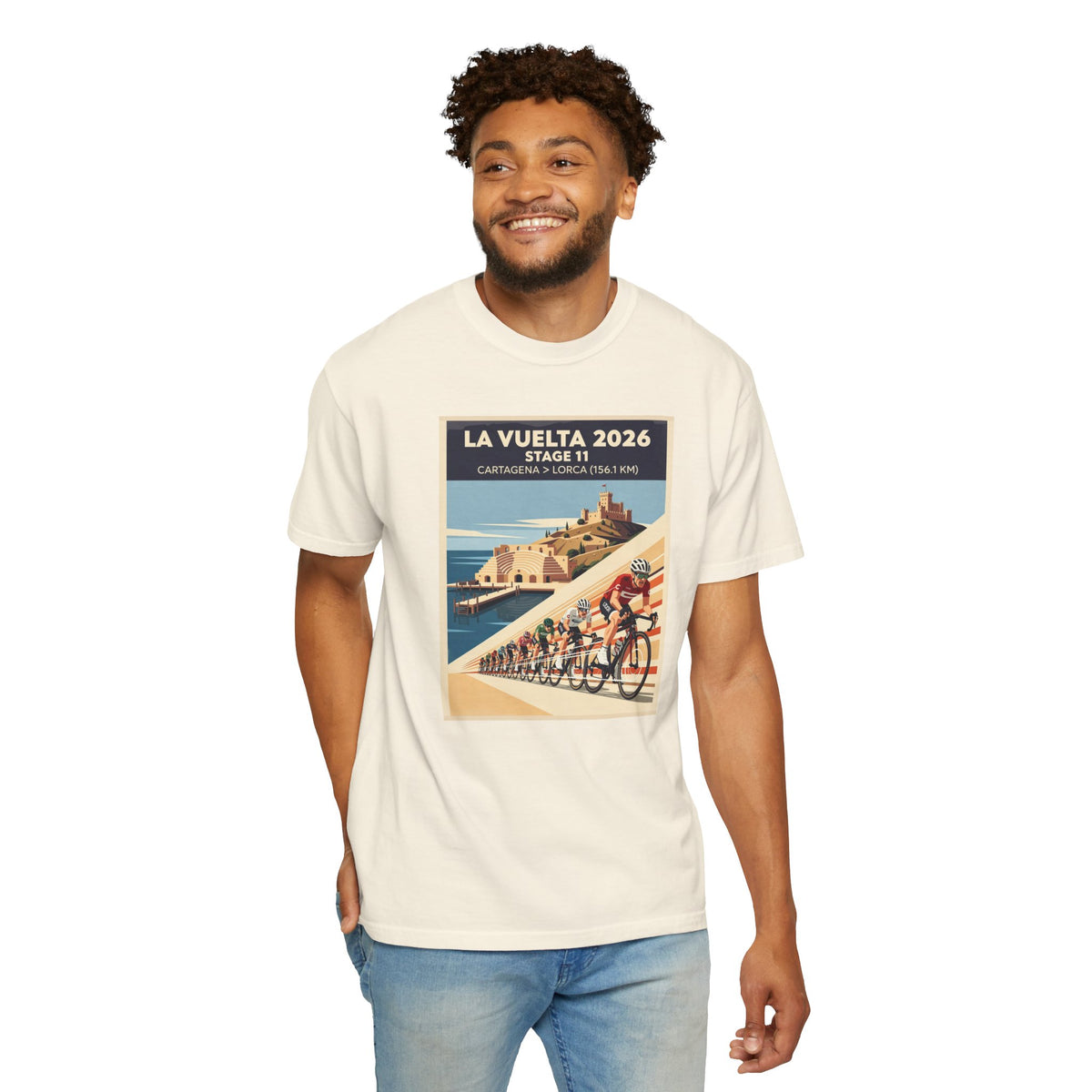 2026 Vuelta a España Stage 11 Cycling T-Shirt | Cartagena to Lorca 156.1km | Graphic Tee