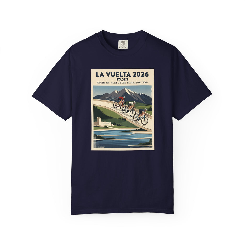 2026 Vuelta a España Stage 3 Gruissan - Aude to Font Romeu 166.7km Cycling Tee